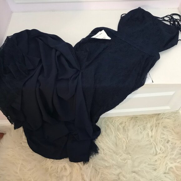 Fame And Partners Adella Lace Full-Length Dress - Picture 2 of 5